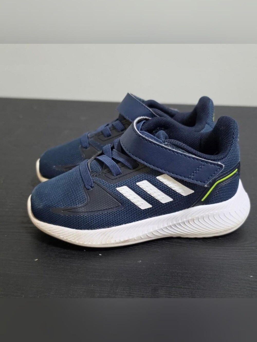 adidas Navy and White Kids' Athletic Sneakers